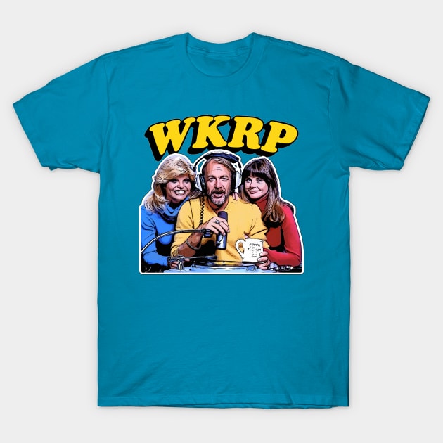 WKRP In Cincinnati - Retro Tribute Design T-Shirt by DankFutura